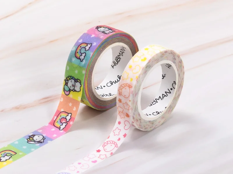 - Pet vitamin complex nutrition tabletsRainbow Unicorns Washi Tape (Set of 2)