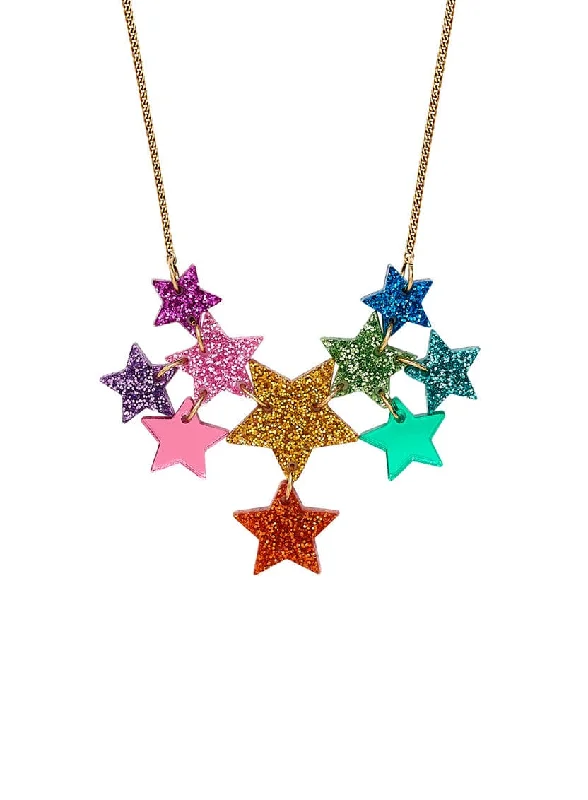 - ​​Christmas pet Christmas clothingSuper Star Necklace - Rainbow