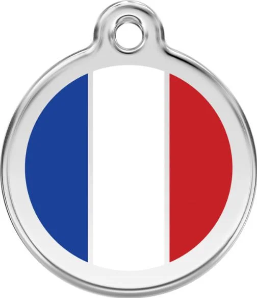 - Organic cotton dog bibsRed Dingo Enamel Dog & Cat ID Tags French Flag