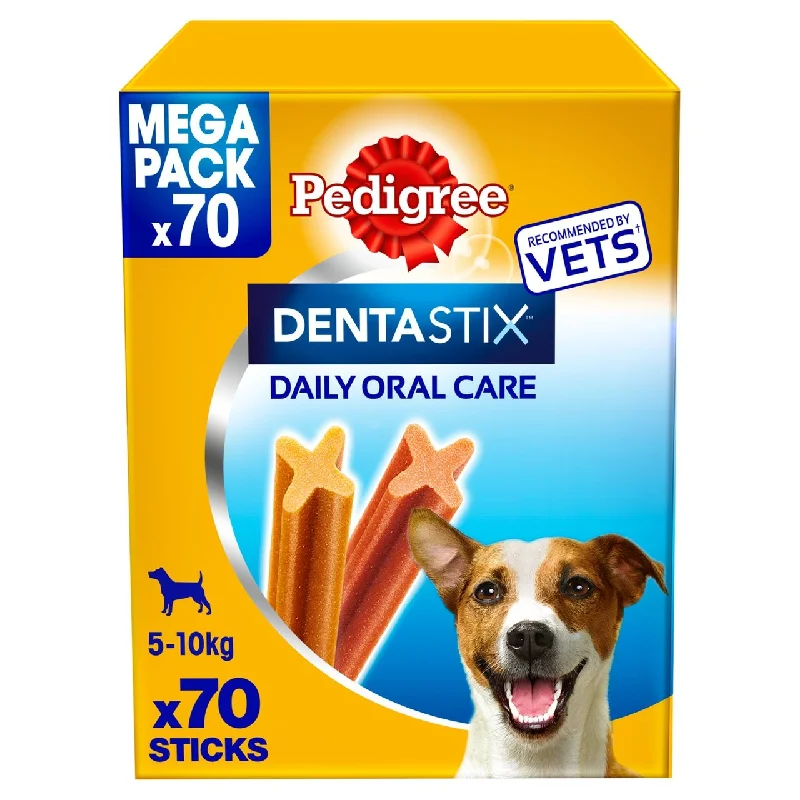    - Indoor cat food  - Hypoallergenic dog foodPedigree DentaStix Daily Dental Chews Small Dog 70 per pack