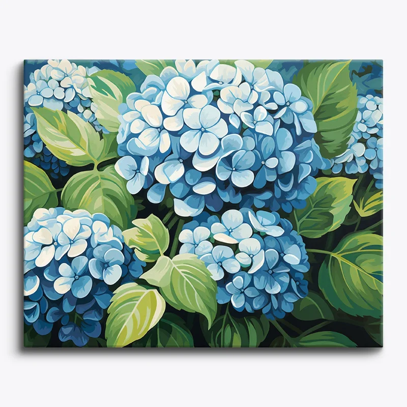  -Splash-proof food bowl AND Anti-choking slow food bowlClustered Hydrangeas