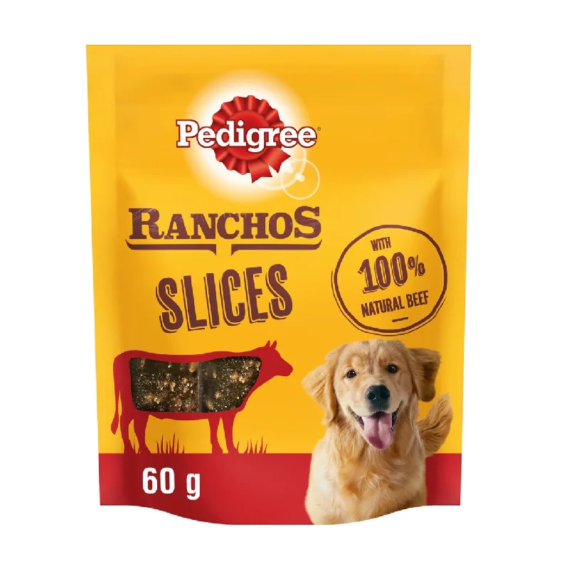    - Cat food for dental health  - Food for small dogsPedigree Ranchos Slices Dog Treats with Beef 60g