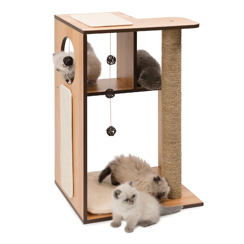 - Winter warm clothes for short-haired dogsCatit Cat Furniture Vesper Box Large Walnut