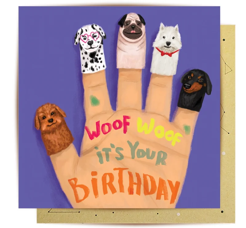  -Explosion-proof leash FOR LARGE dogsDogs Puppets: Greeting Card