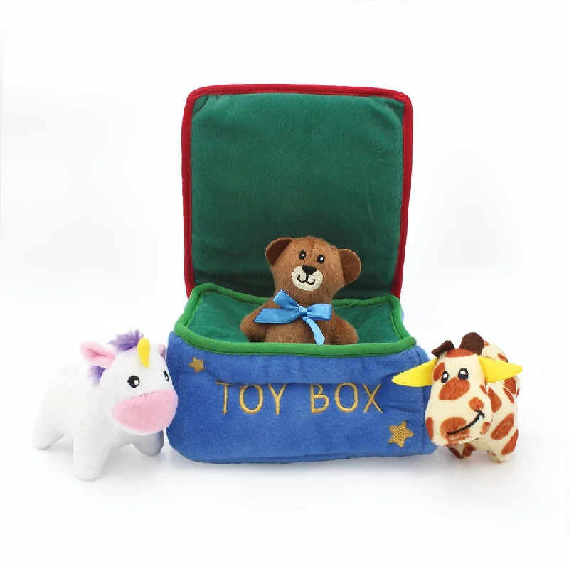 - Air box TSA certified check-inZippy Paws: Toy Box Burrow Toy