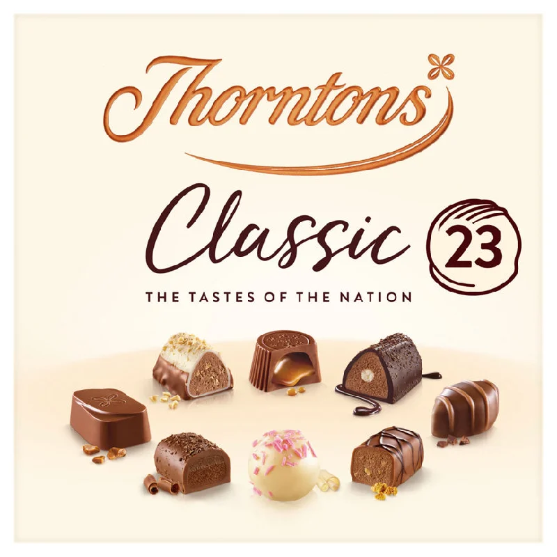 ---Thorntons Classic Milk, Dark, White Chocolate Gift Box