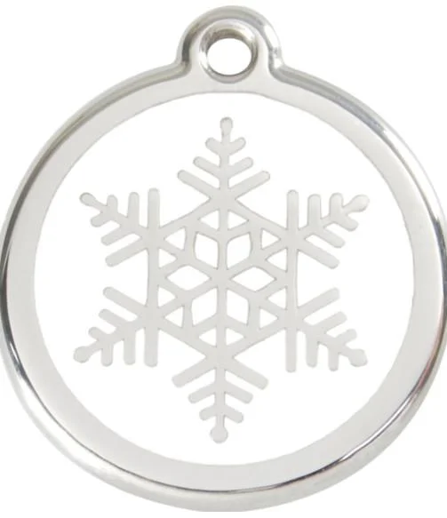 - Pet fence foldable indoorRed Dingo Enamel Dog & Cat ID Tags Snow Flake White