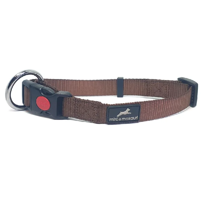 - Dog heart rate monitoring collarMiro & Makauri Belay Nylon Safety Dog Collars Brown 4 Sizes