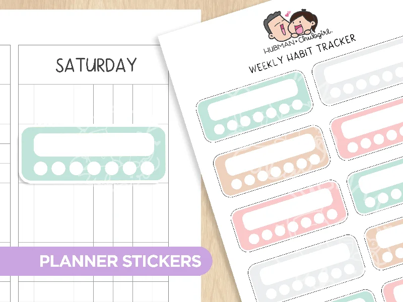 - Postoperative pet anti-licking Elizabethan collarWeekly Habit Tracker - Parisian Cafe Theme Palette