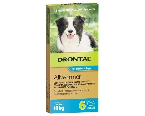 - Cat stress soothing sprayDrontal Allwormer Tablet Medium Dog up to 10kg 6 Pack