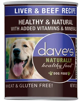 - Pet vitamin complex nutrition tabletsDave’s Naturally Healthy™ Liver & Beef Recipe