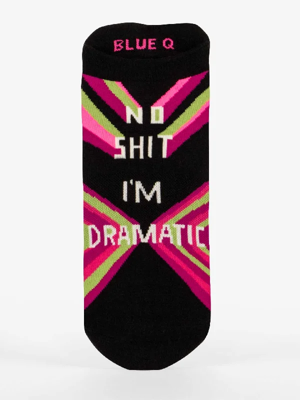 ---No Shit I'm Dramatic Sneaker Socks