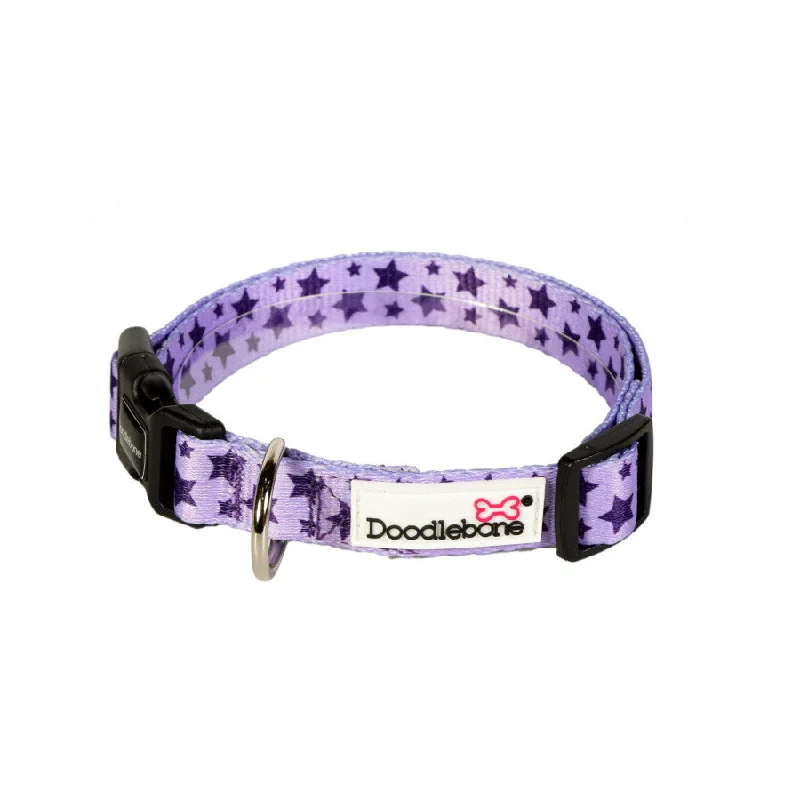 - Dog anti-slip matDoodlebone Originals Dog Collar Violet Stars 3 Sizes