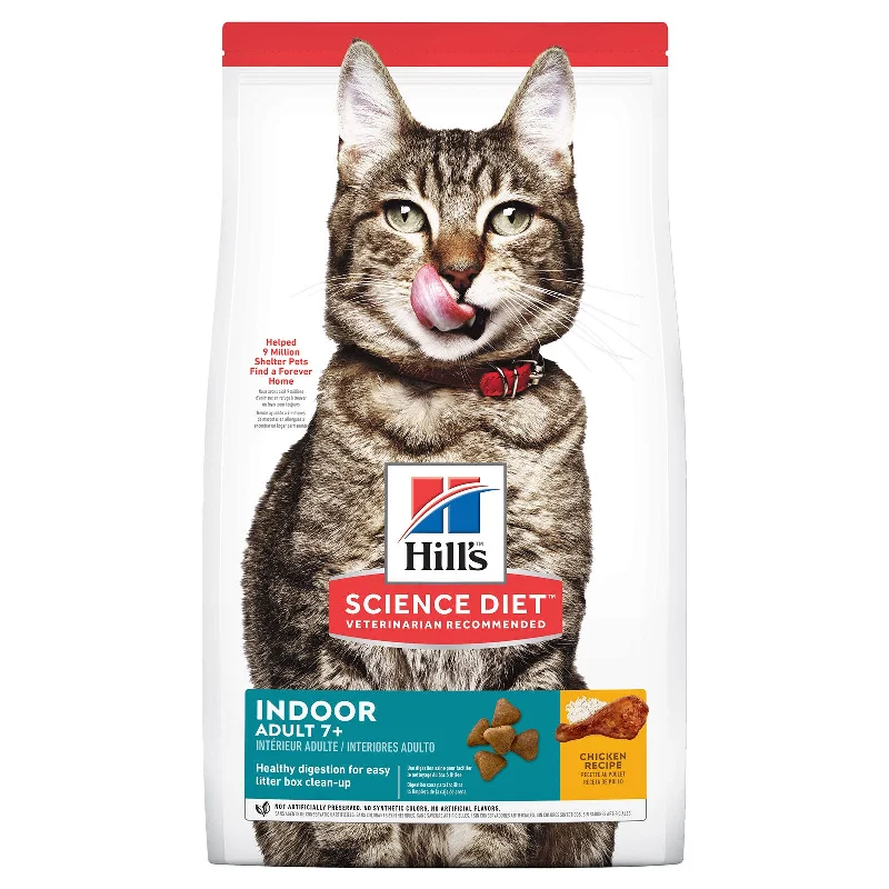  . **Functional Cat Food**  Hill's Science Diet Cat Food Adult 7+ Indoor