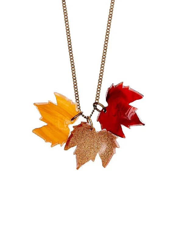 - Remote interactive pet feederFallen Leaves Necklace - Gold Dust