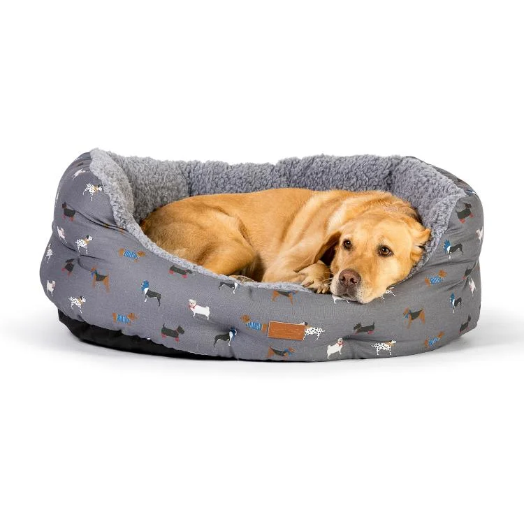 - Pet monitor with cameraDanish Design FatFace Deluxe Slumber Bed Marching Dogs 5 Sizes