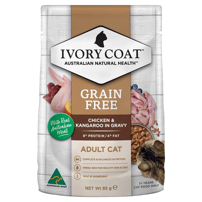    - Hill's Science Diet cat food price  Ivory Coat Cat Food Pouch Adult Chicken & Kangaroo in Gravy