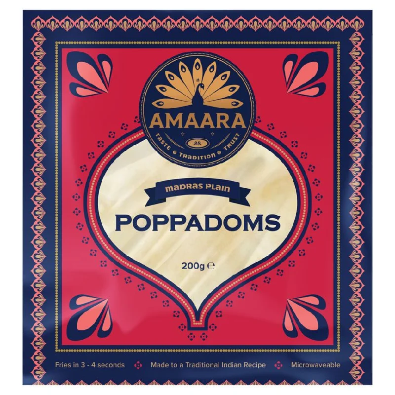  -Anti-scratch scratching board AND cat bed in oneAmaara Madras Plain Poppadoms 200g