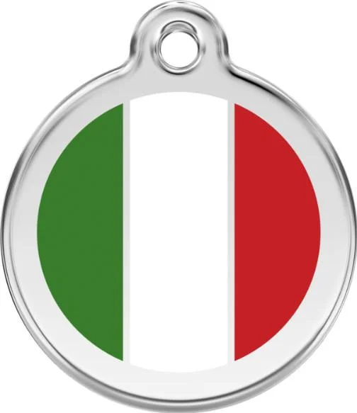 - Natural latex pet mattressRed Dingo Enamel Dog & Cat ID Tags Italian Flag