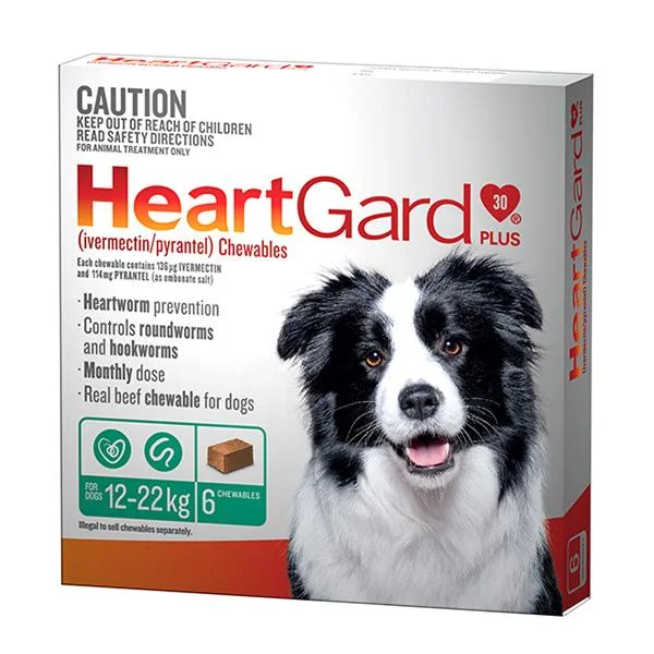 - Dog disposable foam shower gelHeartgard Plus Medium Dog 12-22kg 6 Pack