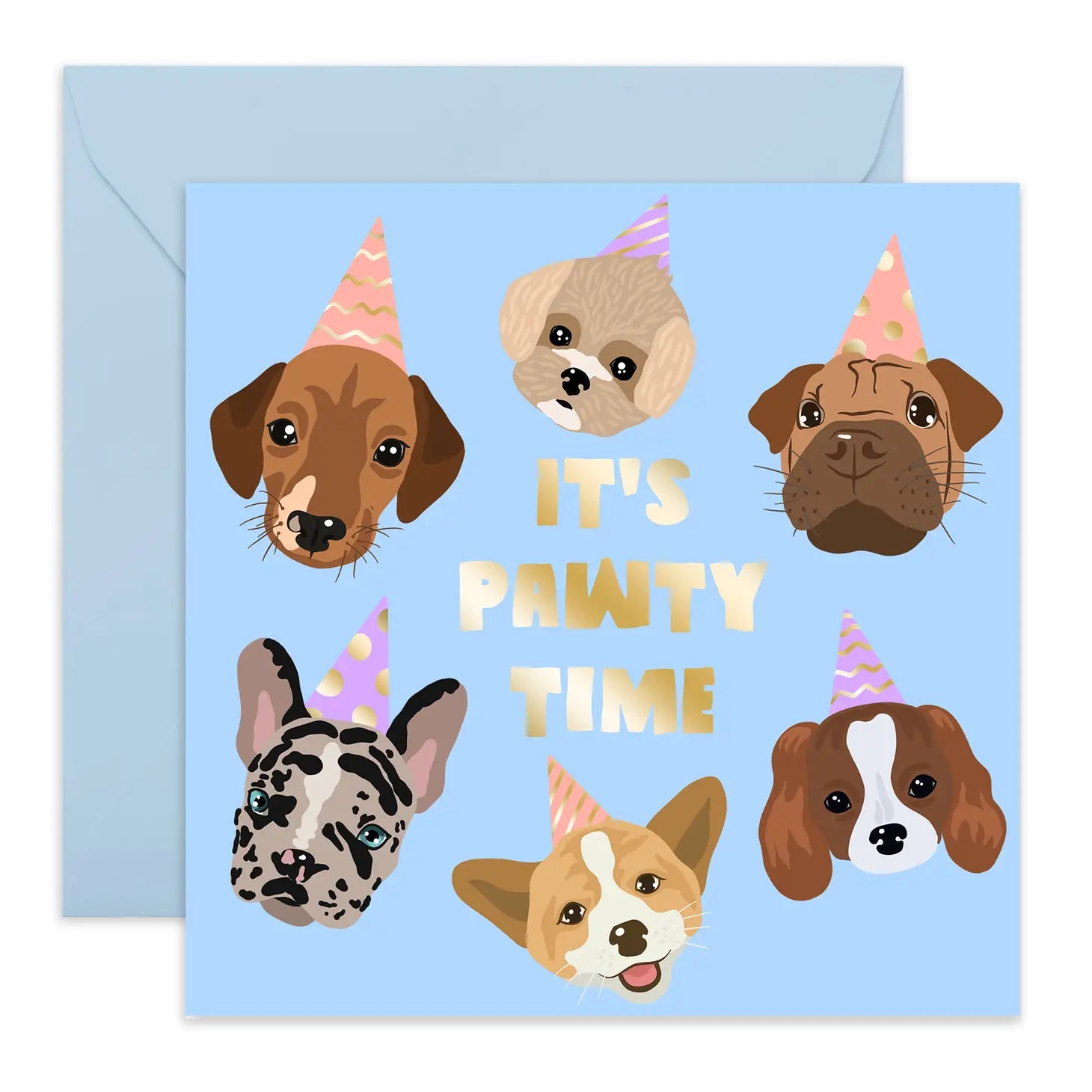 - Air box TSA certified check-inIt's Pawty Time!!: Greeting Card