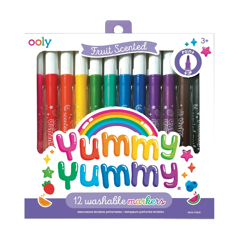 - Chinchilla cooling ice nest ceramic plateYummy Yummy Scented Markers - Set of 12