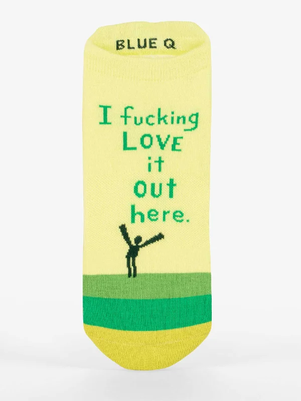 - ​​Pet toys under    yuanI Fucking Love It Out Here Sneaker Socks